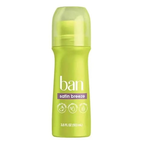 Desodorante Roll on Ban Satin Breeze